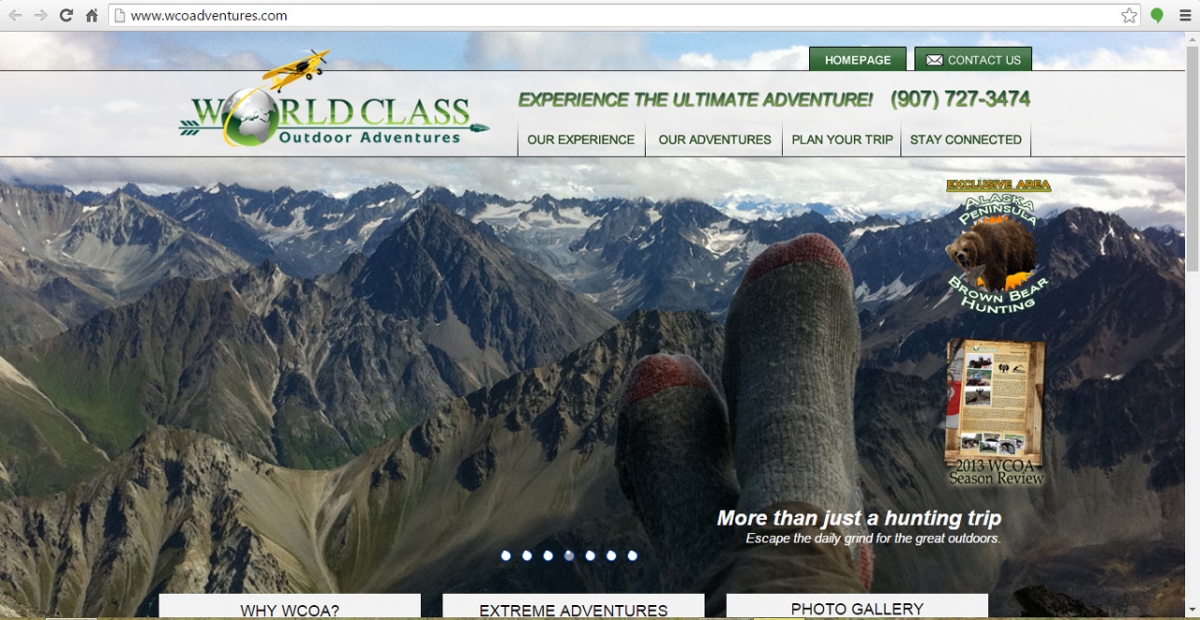 Anchorage, Alaska Hunting Web Design
