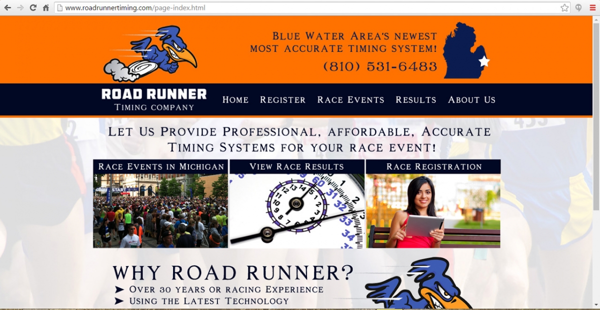 Yale, Michigan Sports Web Design