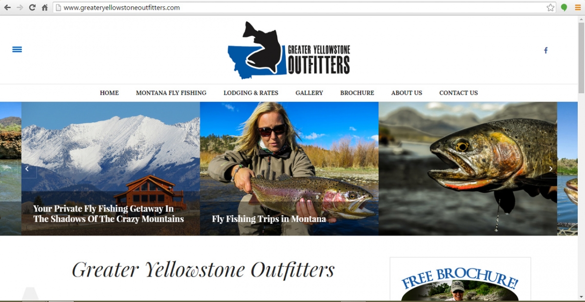Livingston, Montana Fishing Web Design