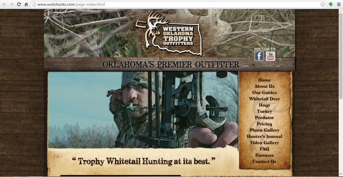 Oklahoma Hunting Web Design