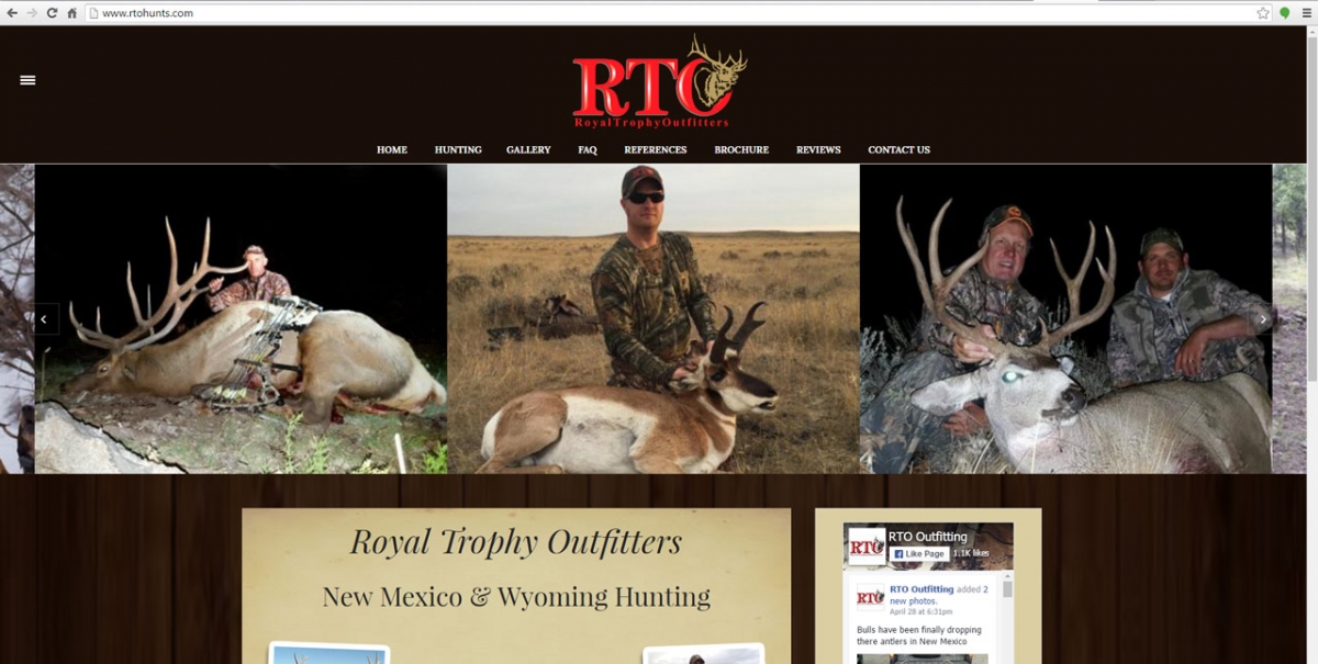 Quemado, New Mexico Hunting Web Design