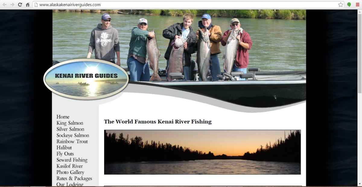 Soldotna, Alaska Fishing Web Design