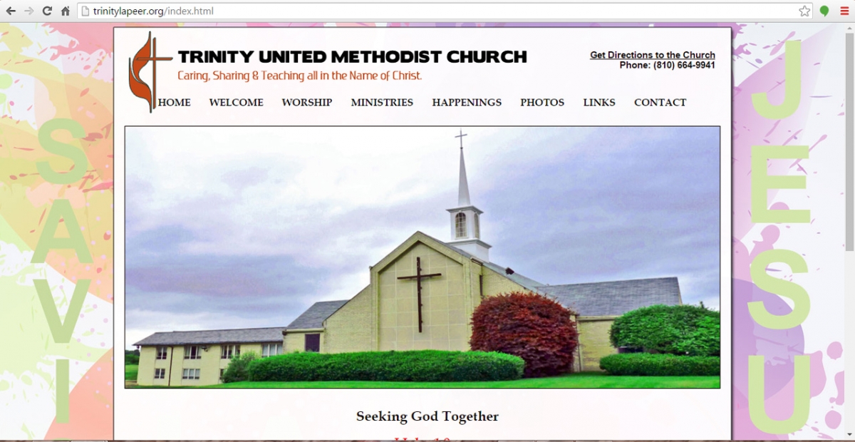 Lapeer, Michigan Church Web Design