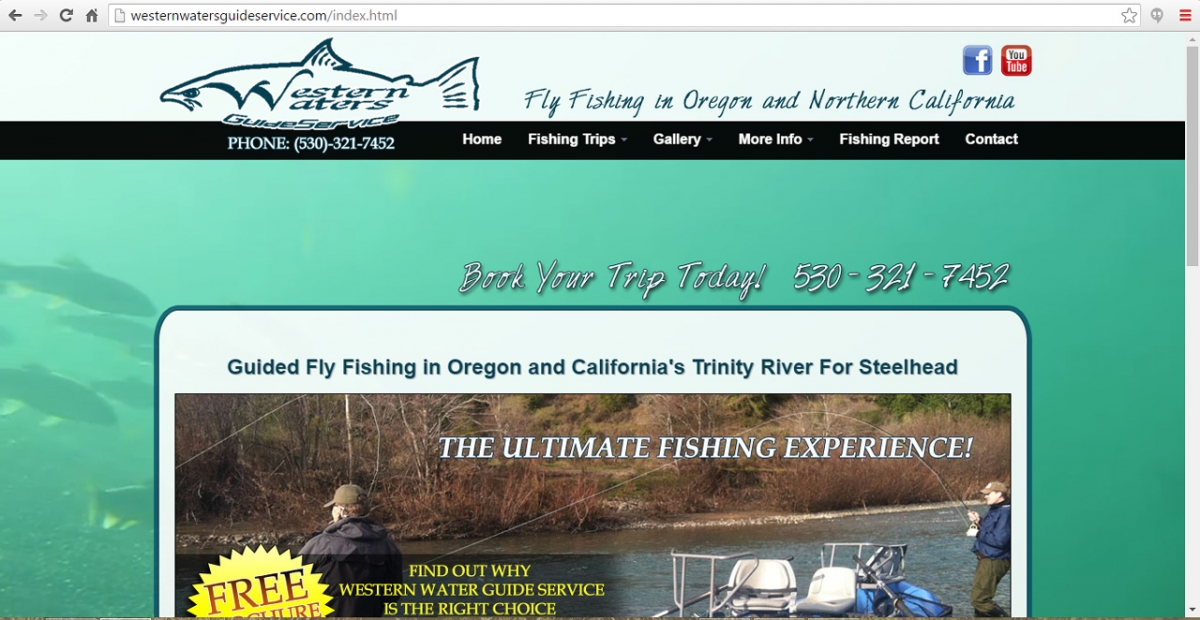 California Fishing Web Design