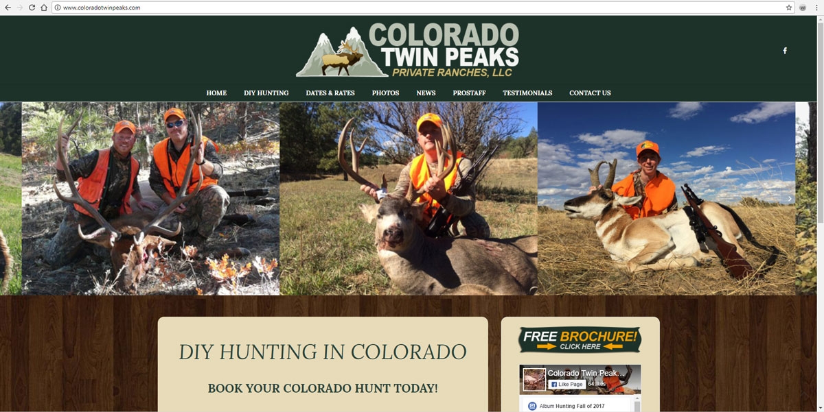 Colorado Hunting Web Design